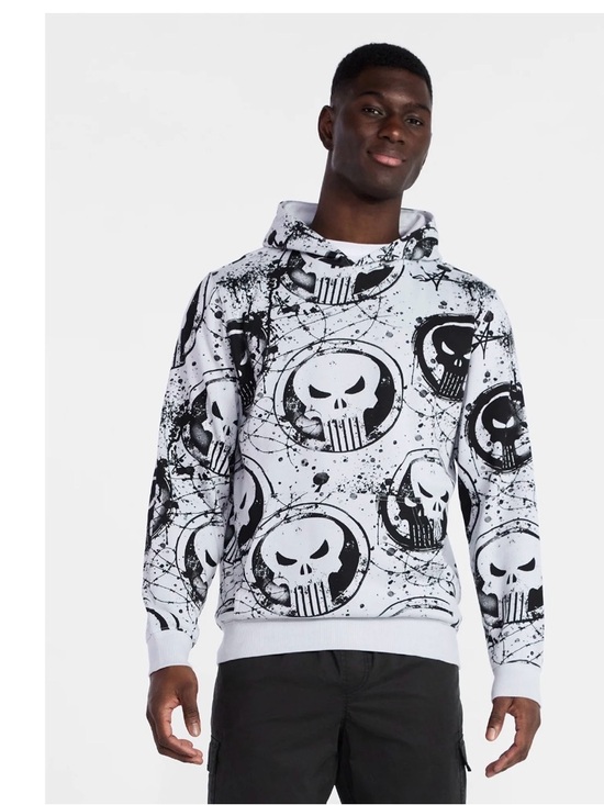 Punisher Men's Graphic Fleece Hoodie - Picture 2 of 3